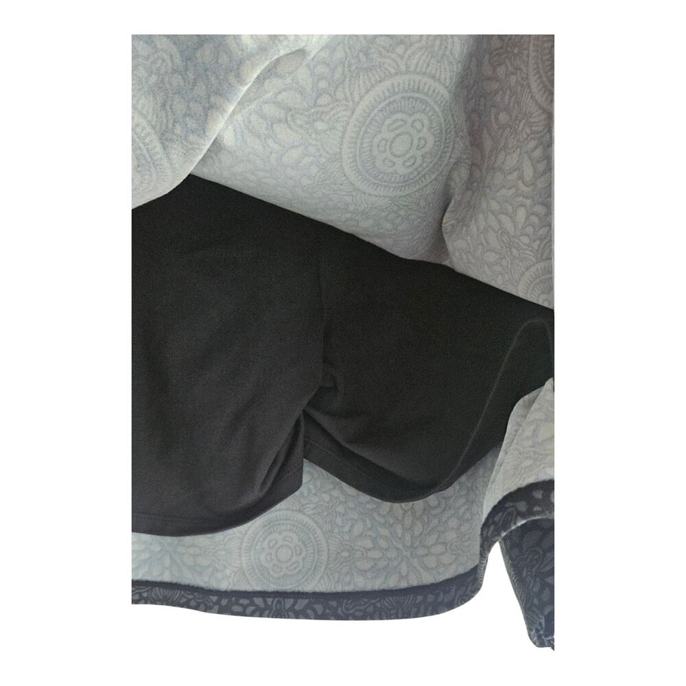 Tranquility Womens Skort XXL Black Gray Geometric Pull On Athletic Stretch - Picture 3 of 7